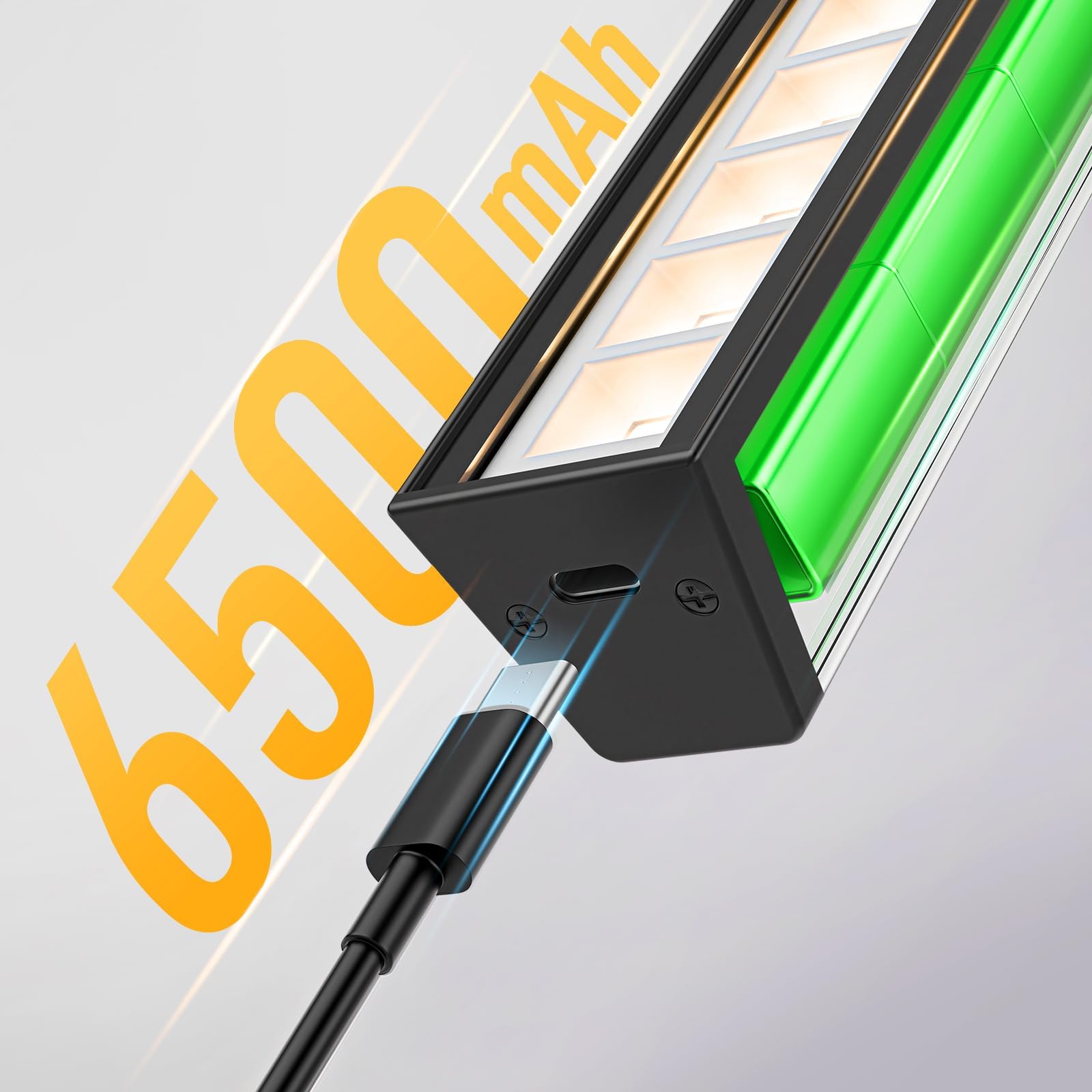 Wall Picture Light, 24in Battery-Powered Gallery Light for Artwork, CCT Dimmable Rechargeable Battery Wall V1171-CB-TR-BPL-1-USB-RM-60CM