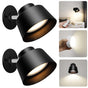 Night Light Wireless Wall Light Indoor LED 2 Pack,Battery Operated Wall Lights Rechargeable Lamp with V1171-CB-WL-MINI-B2-CCT-USB