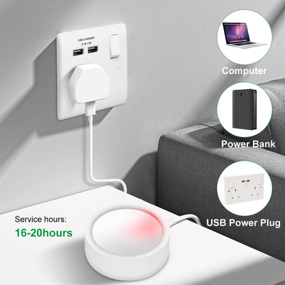 Night Light Wireless Wall Light Indoor LED 2 Pack,Battery Operated Wall Lights Rechargeable Lamp with V1171-CB-WL-MINI-B2-CCT-USB