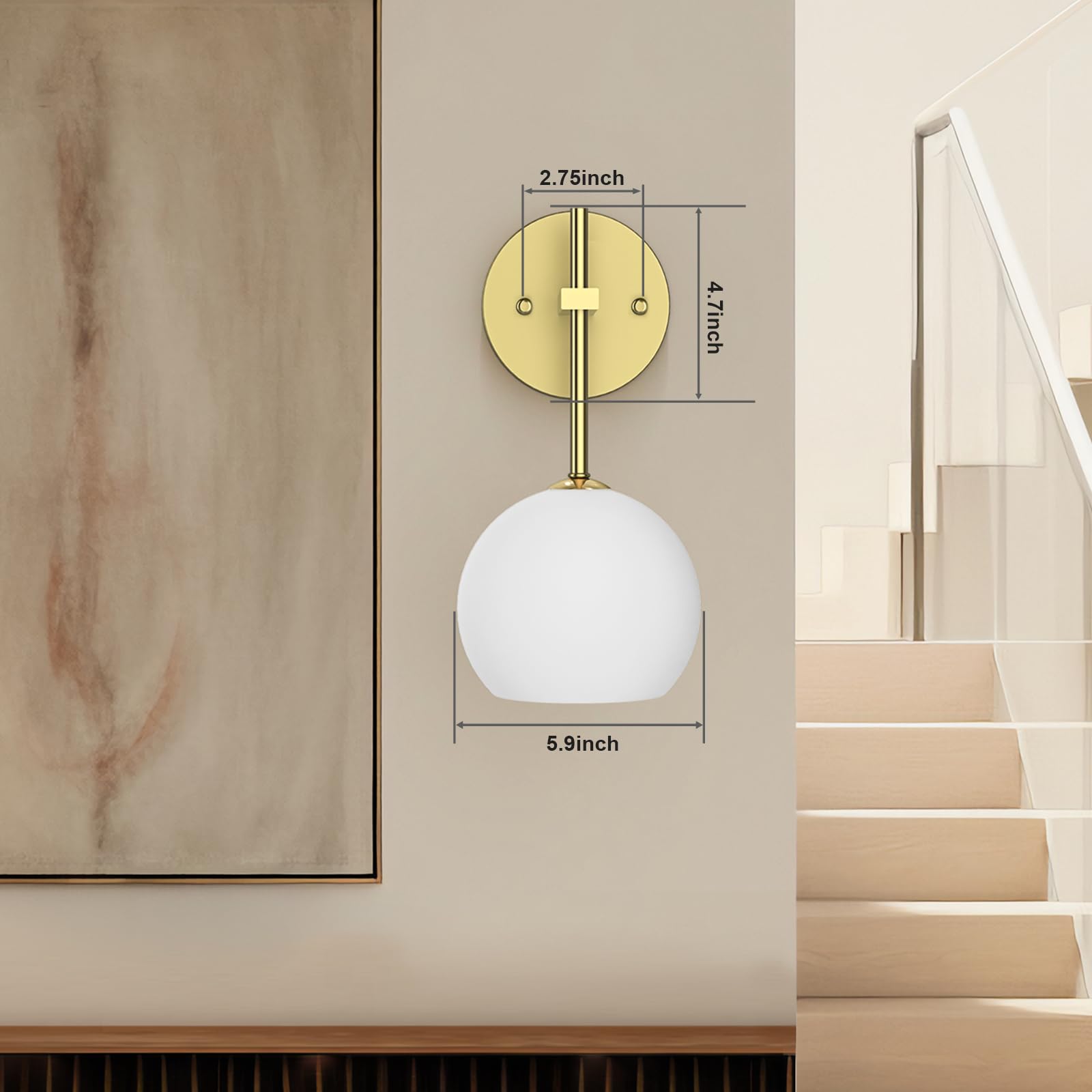 Rechargeable Wall Light Indoor,Battery Operated Wall Lamp with Remote,Indoor Wall Light with 3 Color Modes V1171-CB-WLG-SQUARE-CCT-RGB-USB2