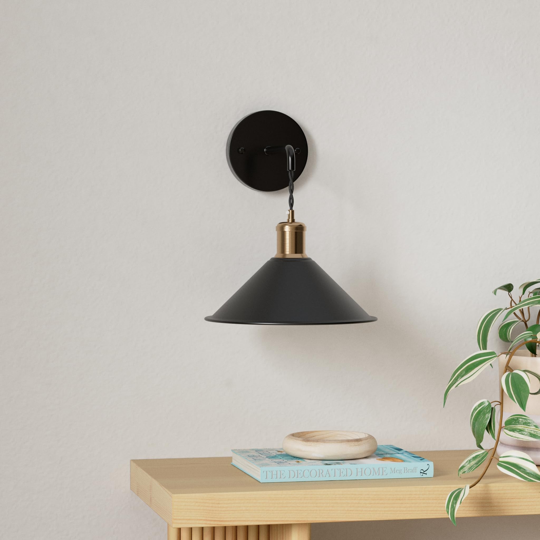 Battery Operated Wall Sconce, Wireless Wall Lights Set of 2, 13 RGB Colors Dimmable Battery Powered Wall Lamp V1171-CB-WLPD-B-RGB-BO2