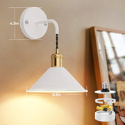 Battery Operated Wall Sconce, Wireless Wall Lights Set of 2, 13 RGB Colors Dimmable Battery Powered Wall Lamp V1171-CB-WLPD-W-RGB-BO2
