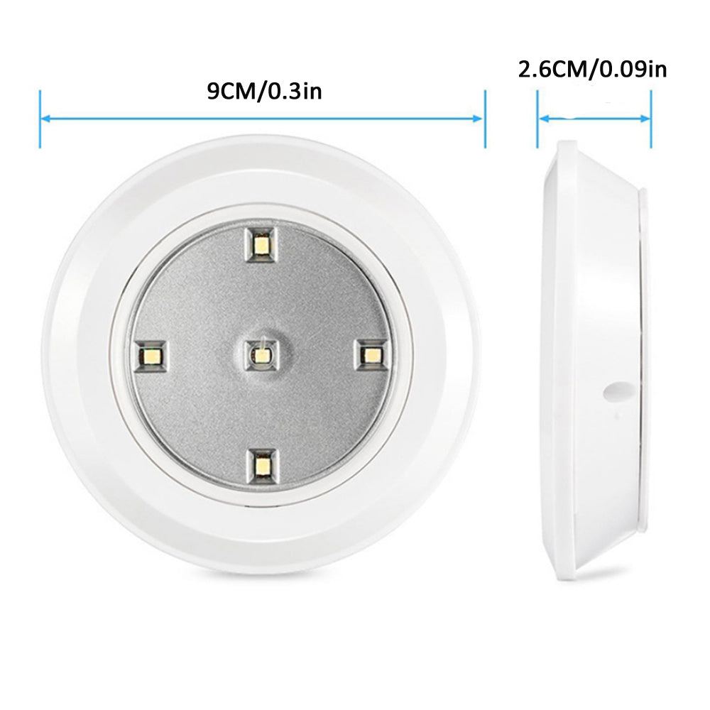 6 LED Light Set with Remote - Cool White for Cabinets & Displays V1171-CC-300000308