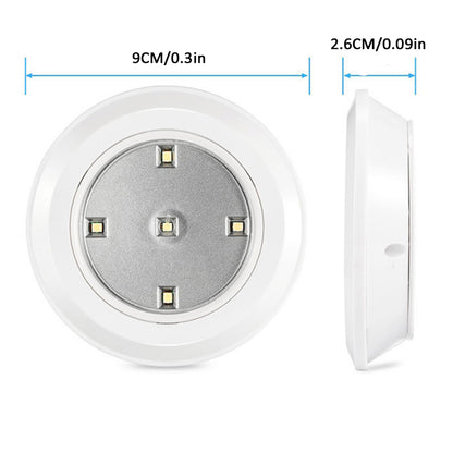 6 LED Light Set with Remote - Cool White for Cabinets & Displays V1171-CC-300000308