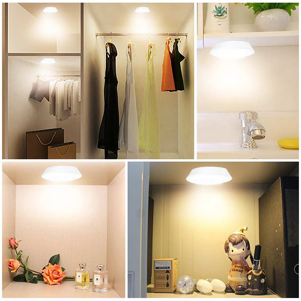6 LED Light Set with Remote - Cool White for Cabinets & Displays V1171-CC-300000308