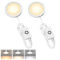 3D Printer LED Lamp Kit 2 Pack,3D Printed DIY Hardware Model Spare Parts 5V USB Powered,Wireless Puck Light V1171-CC-ATCCTPUCKLIGHT-2