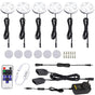 Dimmable & Timing Under Counter Lights Kitchen with Wireless RF Remote,Ultra-Thin 240V LED Cabinet Lights,12W V1171-CC-BDABFD012