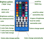 RGBWW RGB + Warm White Color Changing Christmas Xmas Under Cabinet LED Lights Kit IR Remote Puck Lights for V1171-CC-BDNBIA004-AU
