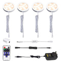 Dimmable LED Under Cabinet Lighting, Counter Showcase Kitchen Lighting Fixtures with 12V Plug in adapter and V1171-CC-BDPBCD004