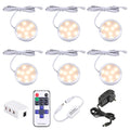 Dimmable LED Under Cabinet Lighting, Counter Showcase Kitchen Lighting Fixtures with 12V Plug in Adapter and V1171-CC-BDPBCD006
