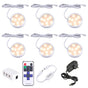 Dimmable LED Under Cabinet Lighting, Counter Showcase Kitchen Lighting Fixtures with 12V Plug in Adapter and V1171-CC-BDPBCD006
