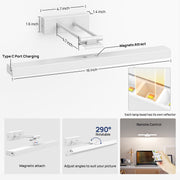 Picture Light Battery Operated, 16in Wireless Art Light for Paintings CCT Dimmable Recharging Battery Picture V1171-CC-BOM000790