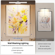 Picture Light Battery Operated, 16in Wireless Art Light for Paintings CCT Dimmable Recharging Battery Picture V1171-CC-BOM000790