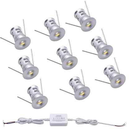 Mini LED Downlights for Ceiling 9 Pack,Cold White 6000K LED Recessed Ceiling Lights Spot Lights for Living V1171-CC-BOM001193