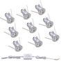 Mini LED Downlights for Ceiling 9 Pack,Cold White 6000K LED Recessed Ceiling Lights Spot Lights for Living V1171-CC-BOM001193