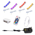LED Under Cabinet Night Lights Kit for Glass Edge Shelf Back Side Lighting Using Flexible Cable and Clip with V1171-CC-BOM001919