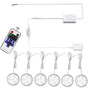Linkable Under Cabinet LED Lighting 12V Slim Aluminum Dimmable Puck Lights Direct Wired with RF Remote V1171-CC-CW006-EU