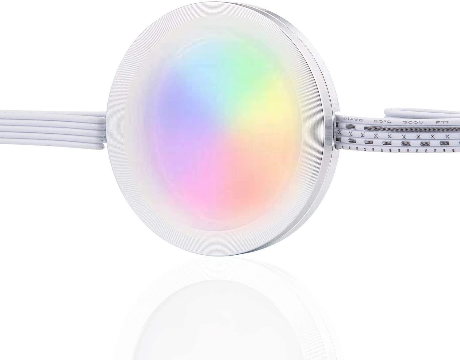 Under Counter LED Light Kit, RGBWW Under Cabinet Lighting, 10 Packs Colored Cabinet Lights with Wireless V1171-CC-RGBWW1024VAU