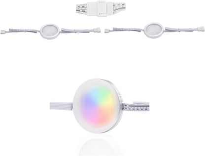 Under Counter LED Light Kit, RGBWW Under Cabinet Lighting, 10 Packs Colored Cabinet Lights with Wireless V1171-CC-RGBWW1024VAU