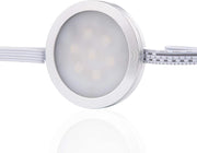 Under Counter LED Light Kit, RGBWW Under Cabinet Lighting, 10 Packs Colored Cabinet Lights with Wireless V1171-CC-RGBWW1024VAU