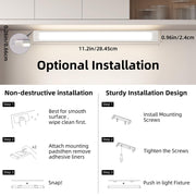 LED Under Cabinet Kitchen Lights for Motion Sensor Light,Dimmable 4000K Under Cupboard Light,Under Counter V1171-CC-SENSORBAR11-1