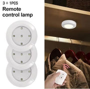 6 LED Light Set with Remote - Warm White for Cabinets & Displays V1171-CC-TRAN-SMDWW1-6