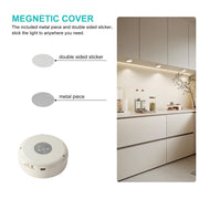 Pack of 6 Under-Unit Lights Kitchen LED Cabinet Lighting Wireless with Remote Control Cabinet Lighting V1171-CC-USB-CCT6-1-WHITE
