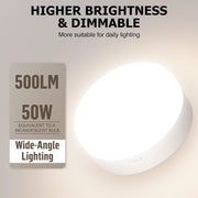 Battery Operated Light Bulbs, 5000mAh Rechargeable Light Bulb Set of 2 with Remote, 3 Colors 10 Levels V1171-CC-USB-RGB-CCT-CP-2