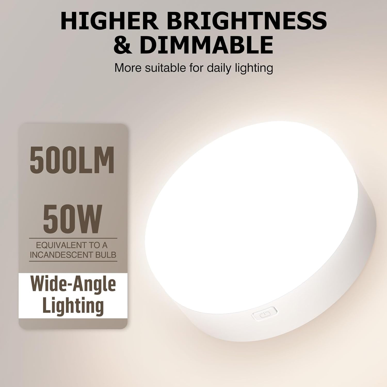 Battery Operated Light Bulbs, 5000mAh Rechargeable Light Bulb Set of 2 with Remote, 3 Colors 10 Levels V1171-CC-USB-RGB-CCT-CP-2