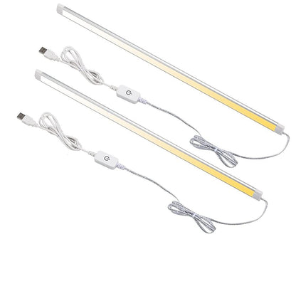 Dimmable Under Cabinet LED Lighting, Smart Touch Memory Function, 5V USB Powered LED Closet Light Bar CCT V1171-CCTBAR20