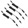 3.5X1.35 DC Connector for AIBOO Single White Kitchen Light Bar, 22AWG,Black Extension Cords,5ft.(3.5 X 1.35 V1171-CP-300000473