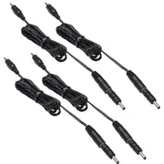 3.5X1.35 DC Connector for AIBOO Single White Kitchen Light Bar, 22AWG,Black Extension Cords,5ft.(3.5 X 1.35 V1171-CP-300000473