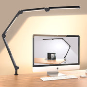 LED Desk Lamp,Foldable Table Lamp for Computer and Desktop,Flexible Clamp on Desk Lamps,Black Portable Desk V1171-CT-BOM000490