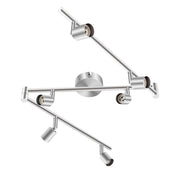 Kitchen Lights, 6-Light Ceiling Lighting Kits, Swivelling Ceiling Spotlight for Bedroom, Kitchen and Living V1171-CX-300000198