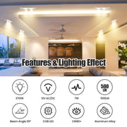 AR70 LED Light Bulb BA15D B15 Base, AC/DC12V Input, 7W 500lm for Home Household Commercial Lighting, 50W V1171-CX-AMUS-AAEECB007-4