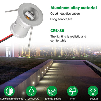LED Small Recessed Ceiling Lights Spot Lights Downlights,IP54 Ceiling Ultra Slim 9 Pack,Small Spot Lamp with V1171-CX-BDQEFB001-10