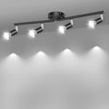 LED Ceiling Light,4 Way Rotatable Spot Lights for Ceiling,Flexible Ceiling Lights for Bedroom,Living Room, V1171-CX-TK4GU10B-RIHG