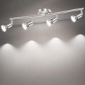 LED Ceiling Light,4 Way Rotatable Spot Lights for Ceiling,Flexible Ceiling Lights for Bedroom,Living Room, V1171-CX-TK4GU10S-RIHG