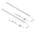 LED Motion Sensor Cabinet Light,2 Pack USB Powered Closet Night Light,20 inch Under Counter Lighting Kit with V1171-SENSORBAR20