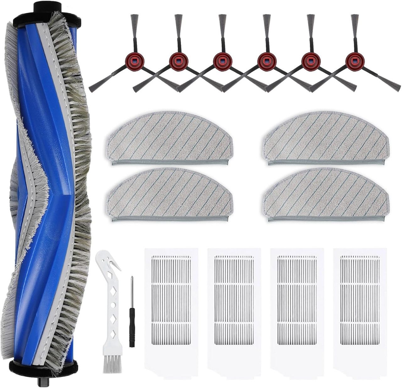 18 PCS Accessories for ECOVACS DEEBOT N20 Plus Robot Vacuum Cleaner V1173-ECON20-17P
