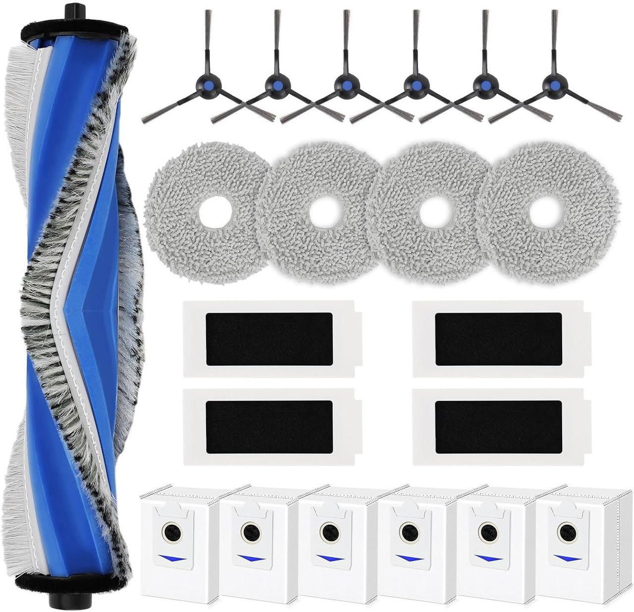 18 PCS Accessories for ECOVACSDEEBOT T30S Robot Vacuum Cleaner V1173-ECOT30S-17P
