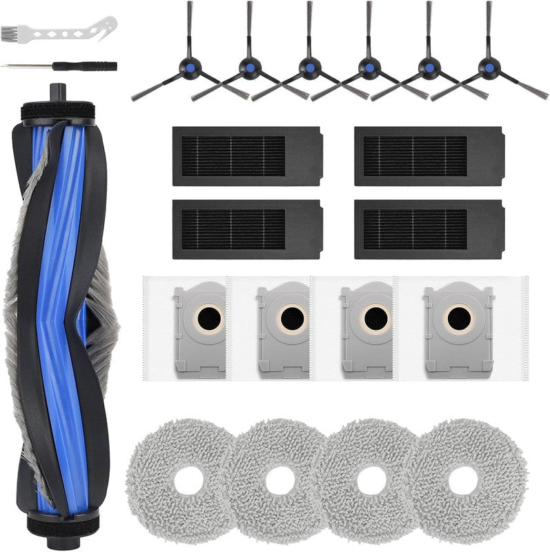 19 PCS Accessories for ECOVACS DEEBOT T50 PRO Omni Robot Vacuum Cleaner V1173-ECOT50-19P