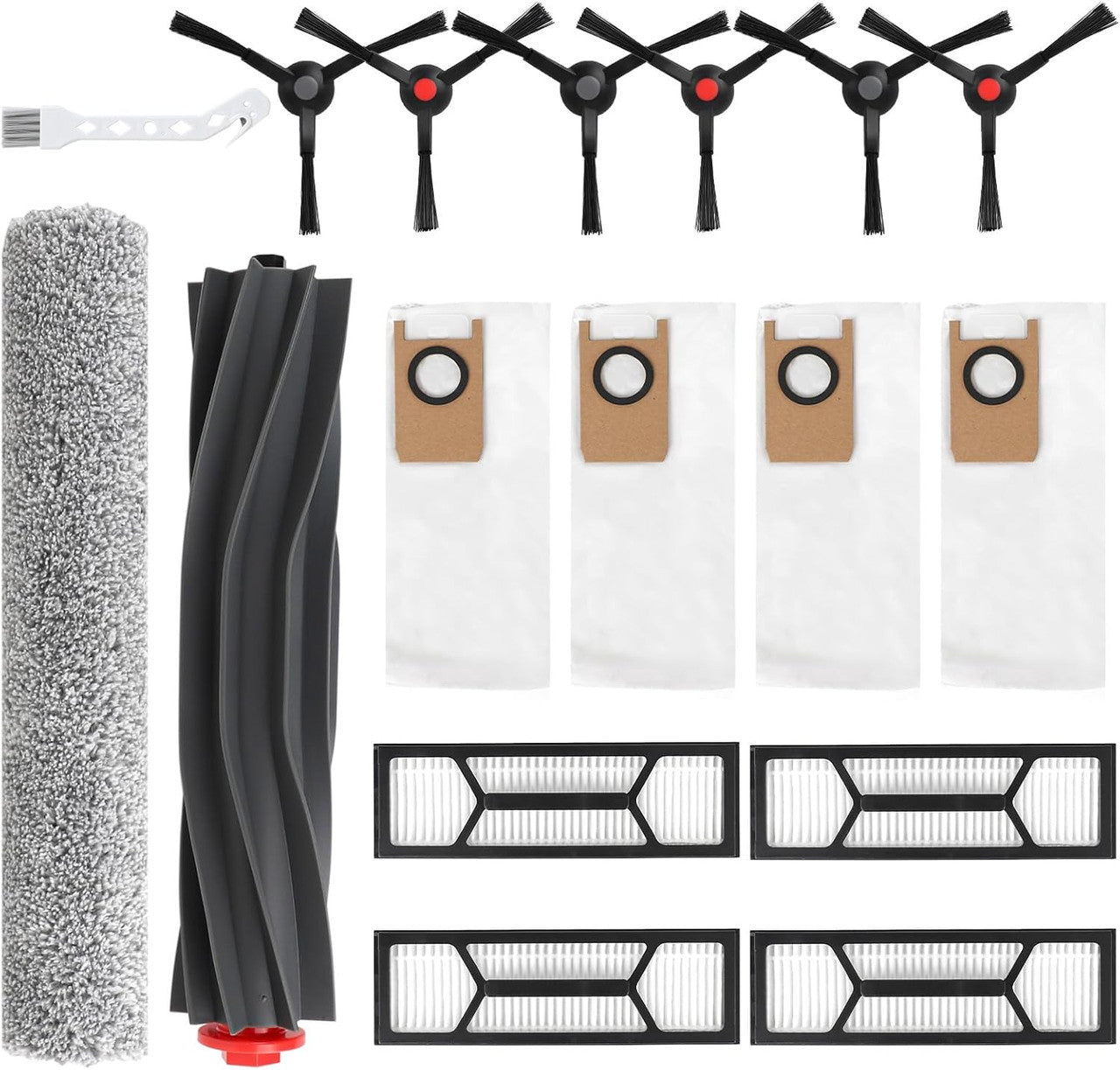 17 PCS Accessories for Eufy Omni S1 Pro Robot Vacuum Cleaner V1173-EUFYS1-17P