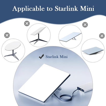 Starlink Mini DC5521 Extension Cable 7-inch,Compatible with Starlink Mini Pipe Adapter & Original Power Cable V1174-US-FSYCT-001