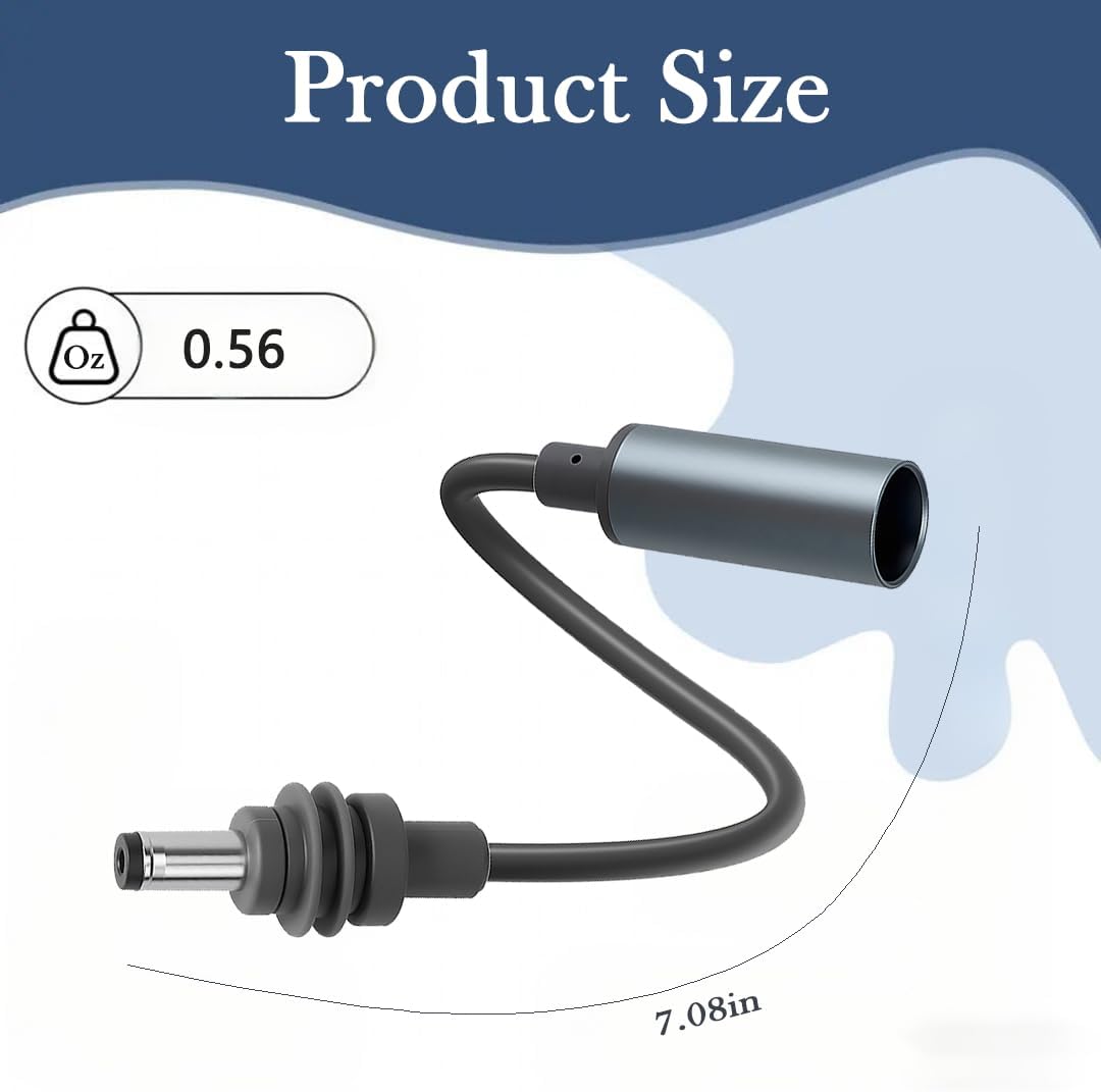 Starlink Mini DC5521 Extension Cable 7-inch,Compatible with Starlink Mini Pipe Adapter & Original Power Cable V1174-US-FSYCT-001