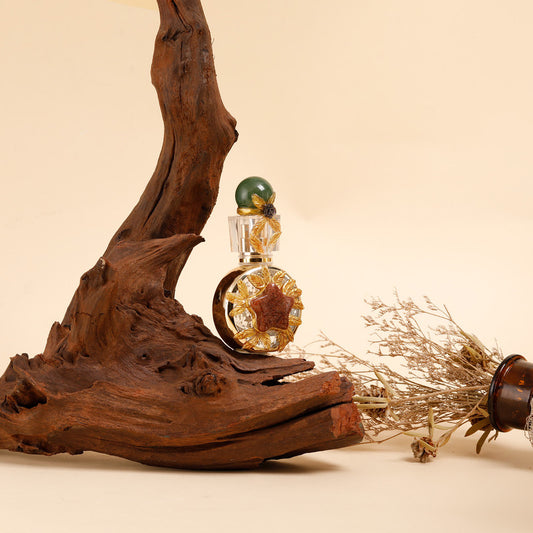 Healing natural crystal perfume bottle(25ml)-aventurine strawberry quartz V1178-0011-XSDCX