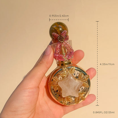 Healing natural crystal perfume bottle(25ml)-rose quartz red jasper V1178-0011-XSHFYA