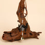 Crystal Lucky Horseshoe Charm Pendant-obsidian V1178-0022-MTKHY