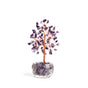 Purple crystal Natural Crystal Wealth Tree -Feng Shui Decor, Elegant Office Desk Ornament V1178-0040-ZJFCS