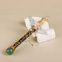 Handmade Crystal Wand, Natural Raw Gemstone Scepter, Magic Healing Wand Citrine V1178-0400-MFBHS